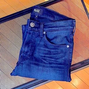 Paige Premium Denim - Dark Wash Stretch Jeans